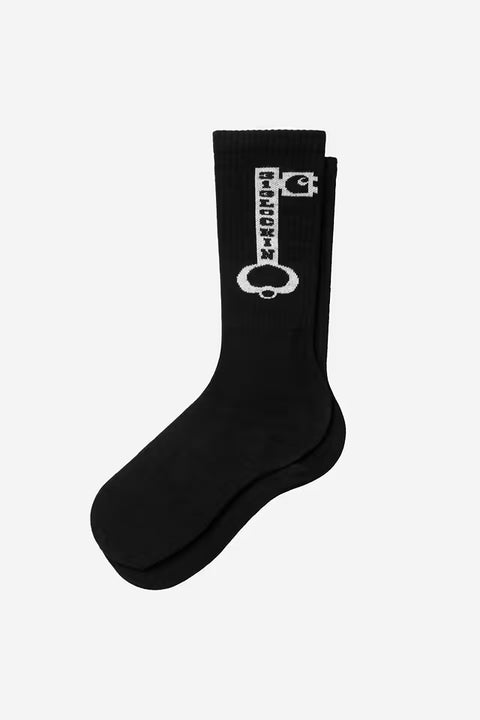 Carhartt WIP Locked Socks - Black / White