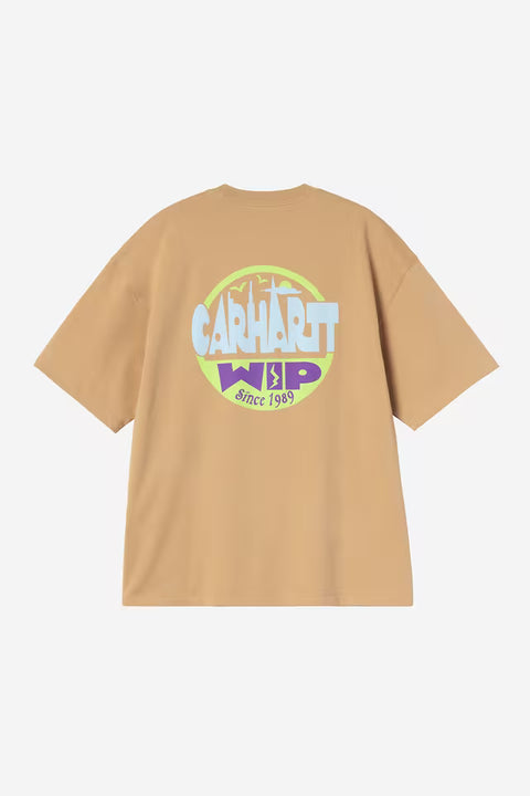 Carhartt WIP Lugagge Label Tee - Dusty H Brown