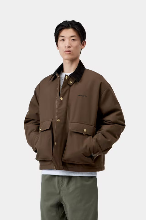Carhartt WIP Quentin Jacket - Tobacco / Black
