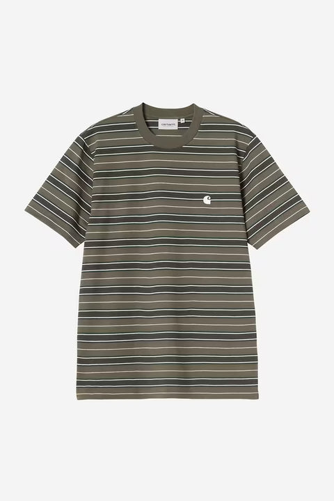 Carhartt WIP S/S Bronson Tee - Bronson Stripe / Cypress
