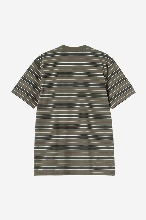 Carhartt WIP S/S Bronson Tee - Bronson Stripe / Cypress