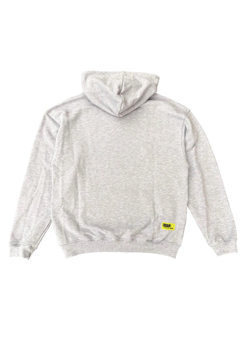 LocalNV Wordmark Logo Hood - Heather Grey