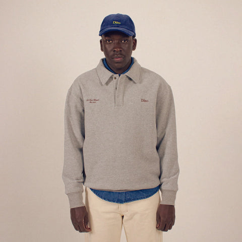 Dito Collective Marble Quarter Zip - Grey