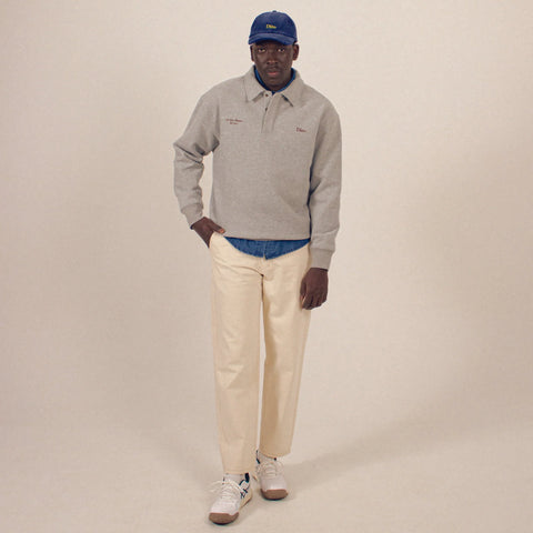 Dito Collective Marble Quarter Zip - Grey