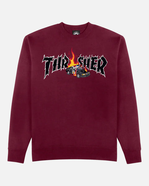 Thrasher Cop Car Crew - Maroon