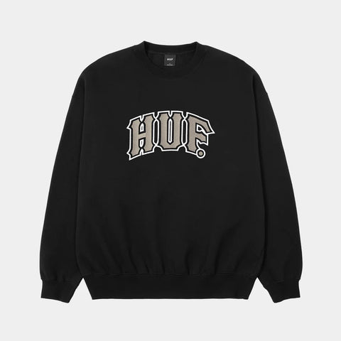 HUF Classic Arch Crew - Black