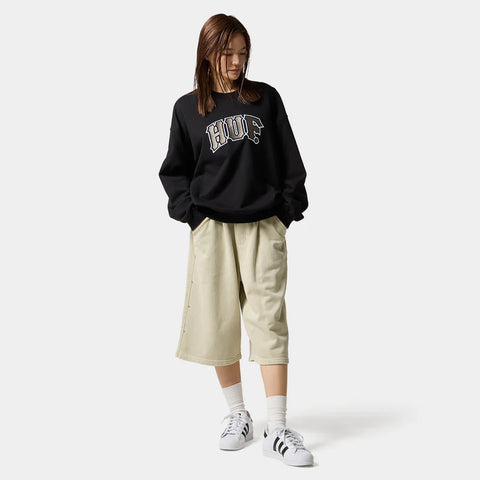 HUF Classic Arch Crew - Black