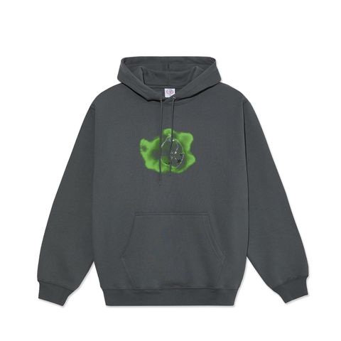 Polar Skate Co Dave Hoodie Metal Logo - Graphite