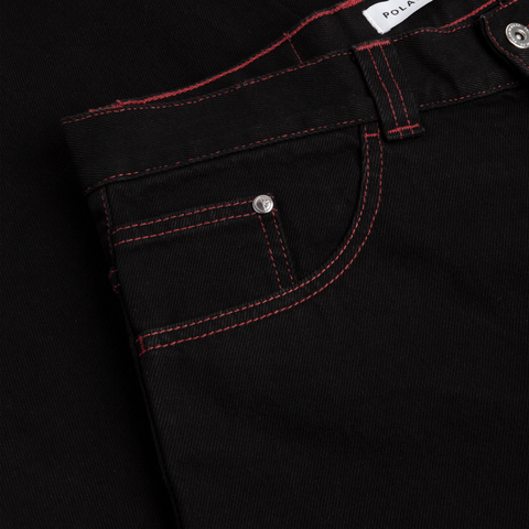 Polar Skate Co Apocalypse Nun Big Boy Pants - Black / Red