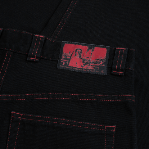 Polar Skate Co Apocalypse Nun Big Boy Pants - Black / Red