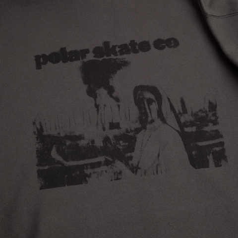 Polar Skate Co Apocalypse Nun Dave Hoodie - Dirty Black