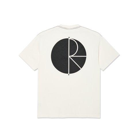 Polar Skate Co Fill Logo Contrast Tee - Ivory / Black