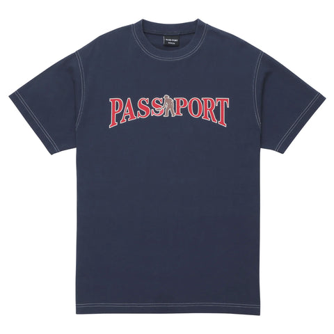 Pass~Port Official Contrast Tee - Washed Navy