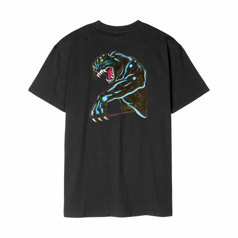 Santa Cruz Natas Sketch Panther Tee - Black