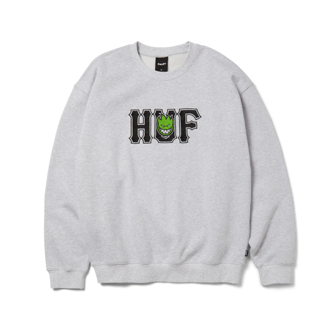 HUF Spitfire Union Crew - Heather Grey