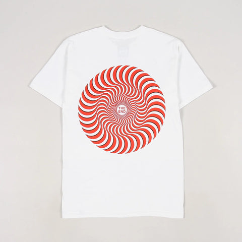 Spitfire Classic Swirl Overlay Tee - White