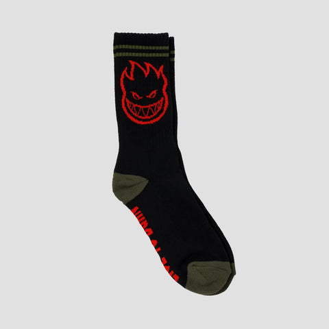 Spitfire Bighead Sock 1 Pack - Black