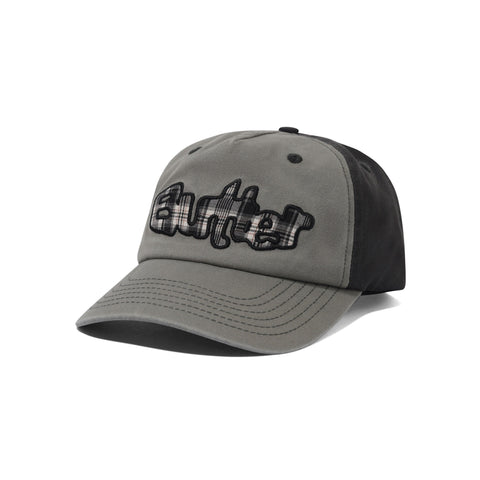 Butter Goods Strech 5 Panel Cap - Washed Charcoal