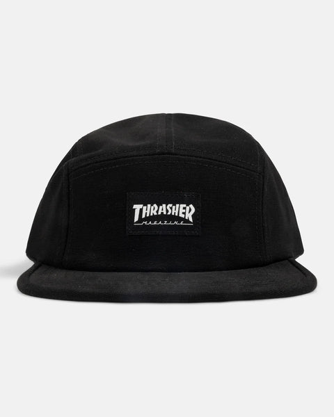 Thrasher 5 Panel Cap - Black