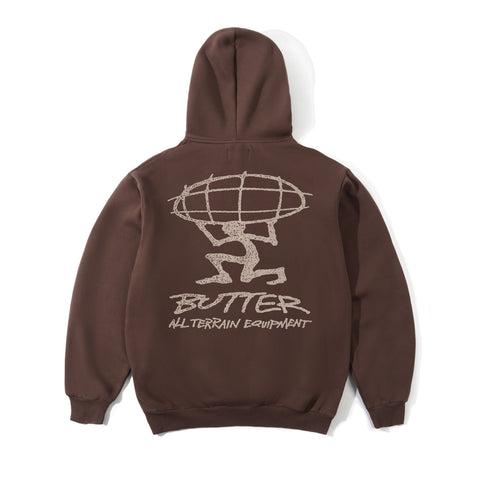 Butter Goods Terrain Pullover Hoodie - Brown