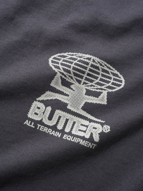 Butter Goods Terrain Tee - Washed Black