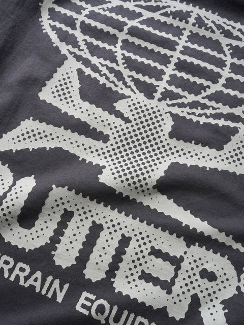 Butter Goods Terrain Tee - Washed Black