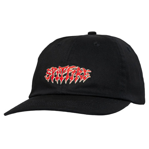 Spitfire Lil Demon Script Strapback Cap - Black