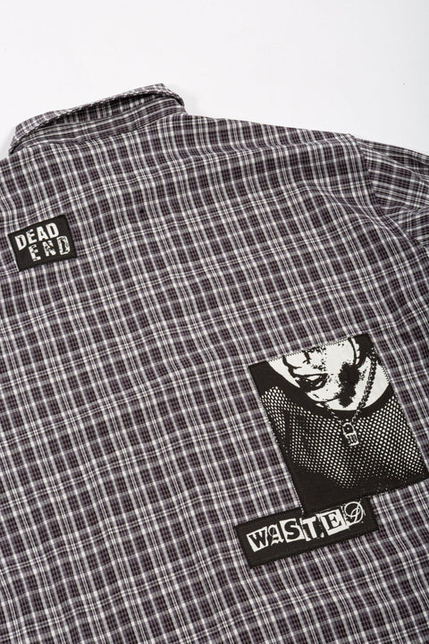 Wasted Paris Taunt Shirt - Black Tartan
