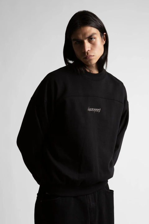 Wasted Paris Swichblade Boxy Crew - Black