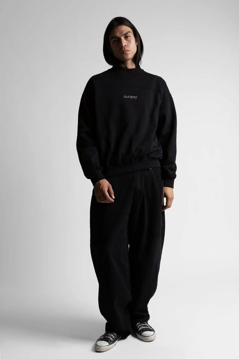 Wasted Paris Swichblade Boxy Crew - Black