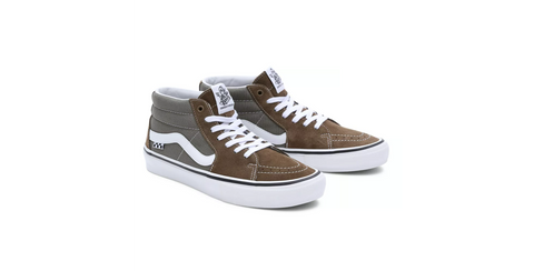 Vans Skate Grosso Mid - Grey / Brown