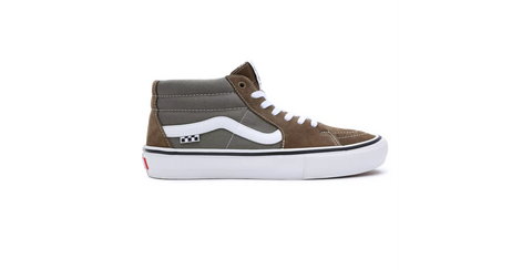Vans Skate Grosso Mid - Grey / Brown