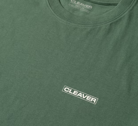 Cleaver Skateboards "Box Logo" Premium Tee - Sage