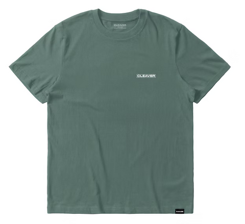 Cleaver Skateboards "Box Logo" Premium Tee - Sage