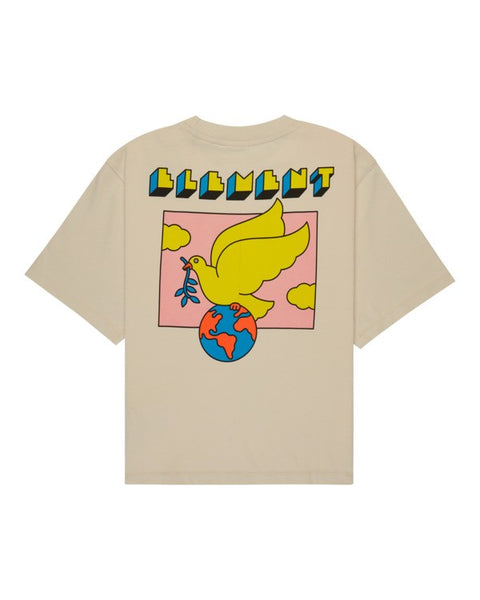 Element World Peace Tee - Optic White