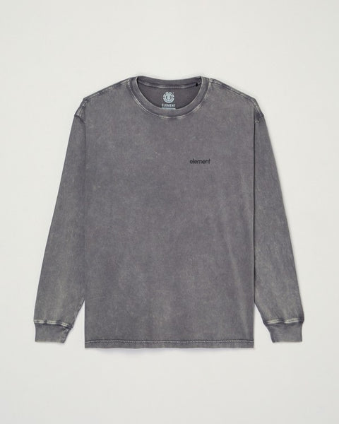 Element L/S Lowcase Pigment Tee - Dark Slate