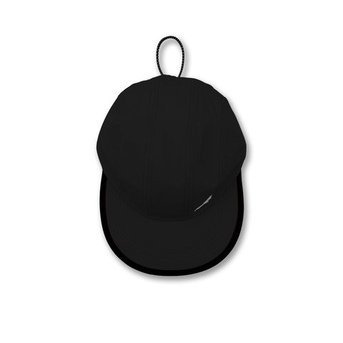 Damage LTD Foamie 5 Panel Cap - Black