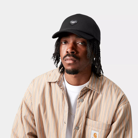 Carhartt WIP Heart Patch Trucker Cap - Black