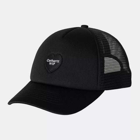 Carhartt WIP Heart Patch Trucker Cap - Black
