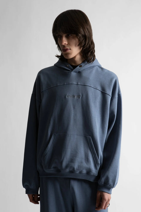 Wasted Paris Switchblade Boxy Hood - Stone Blue