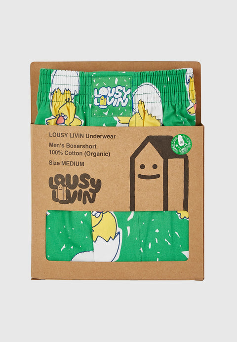 Lousy Livin Boxershorts Kueken - Bright Green