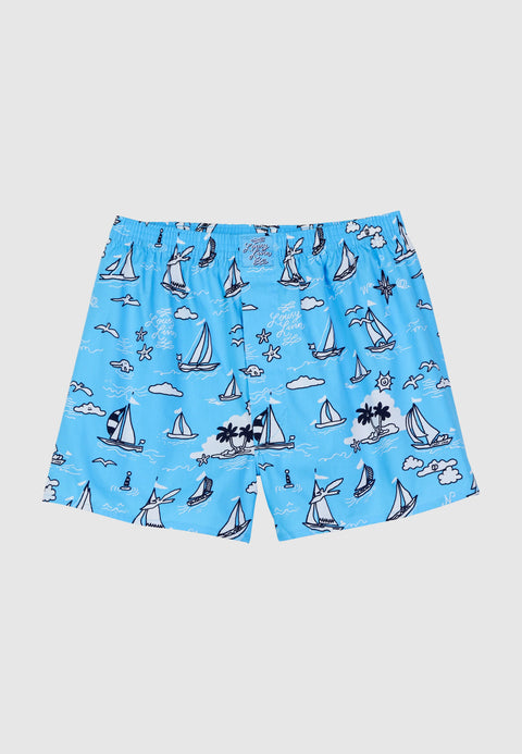 Lousy Livin Boxershorts Boats - Blue
