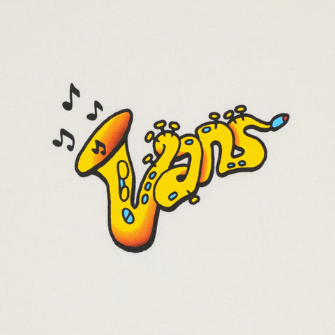 Vans Jazz Logo Tee - Marshmallow