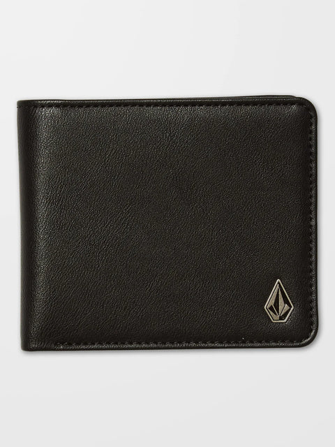 Volcom Slim Stone PU Wallet S - Black
