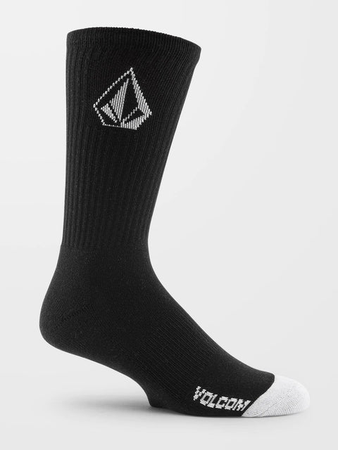 Volcom Full Stone Socks 3 Pack - Black