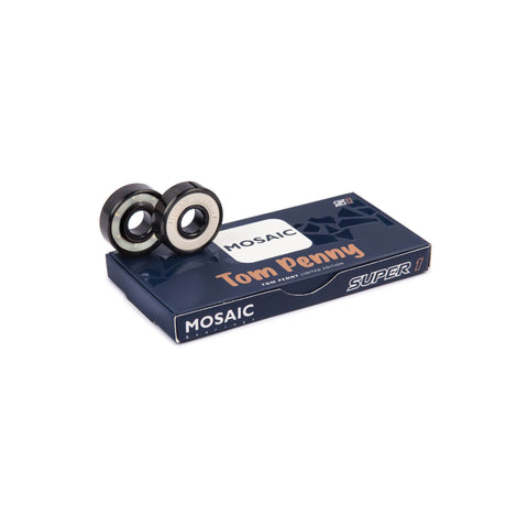 Mosaic Super 1 Tom Penny Abec 7 Bearings - White