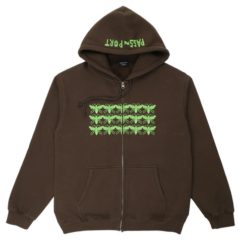 Pass~Port Scissorcraft Zip Hood - Bark
