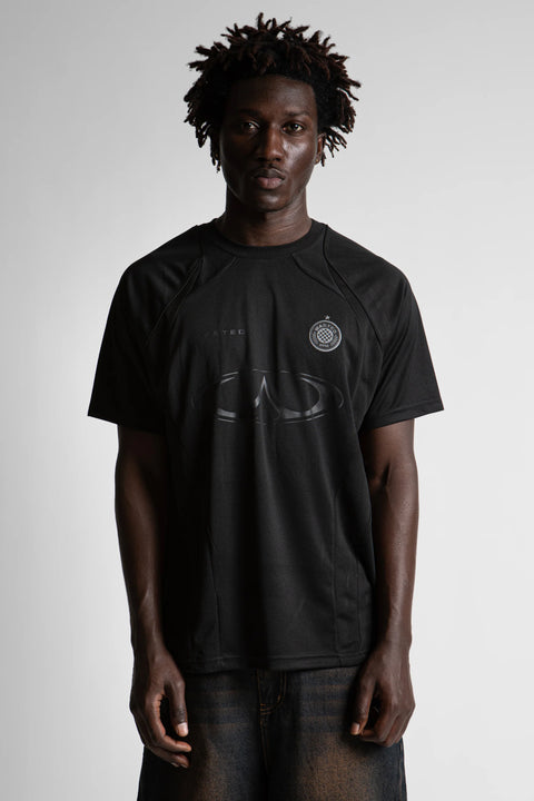 Wasted Paris Sharp Football Tee - Black