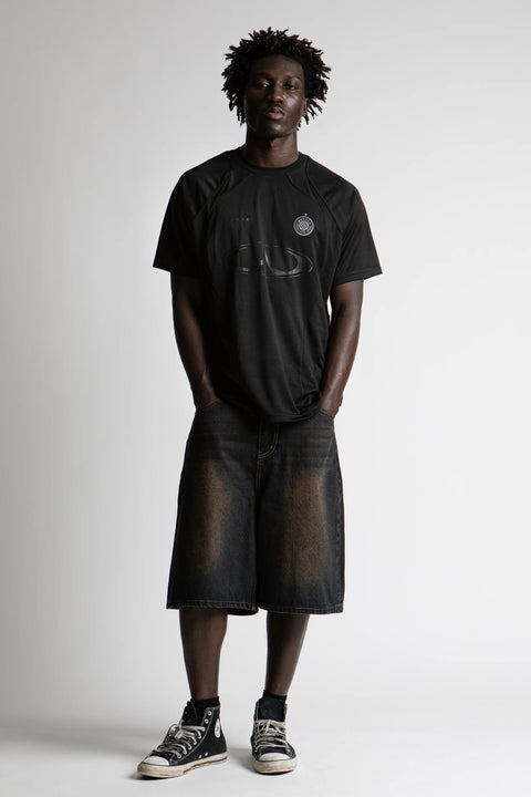 Wasted Paris Sharp Football Tee - Black