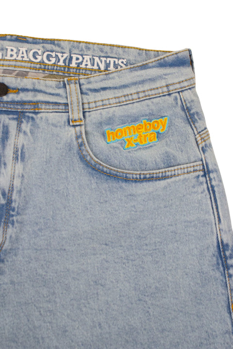 Homeboy X-Tra Monster Denim Shorts - Moon